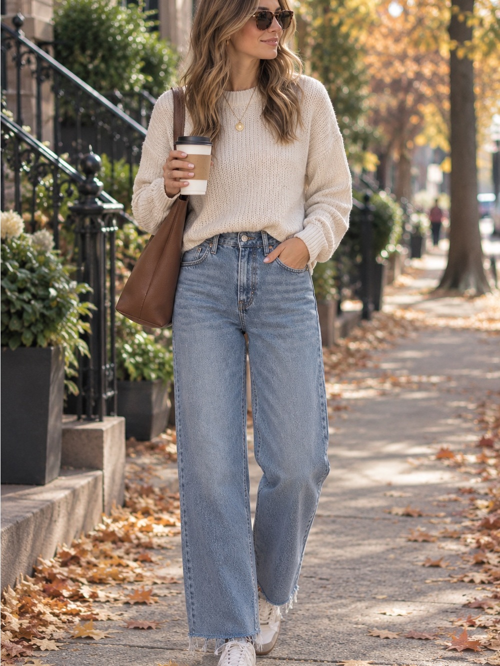 Lucky Brand Light Blue High-Rise Wide-Leg Jeans